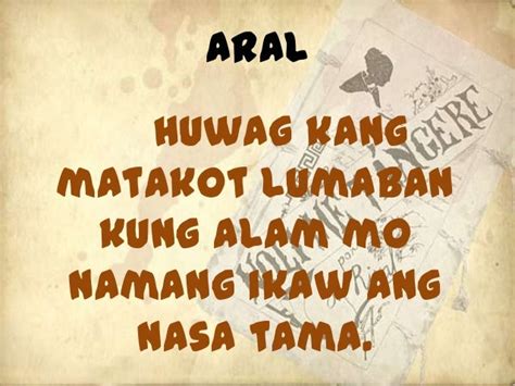 aral na makukuha sa noli me tangere